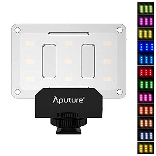 Product Cover Aputure AL-M9 w Free 12 Transparent Color Filter, Amaran LED Mini Light on Camera Video Light