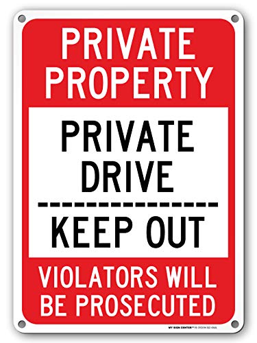 Product Cover Private Property Keep Out Sign - 14