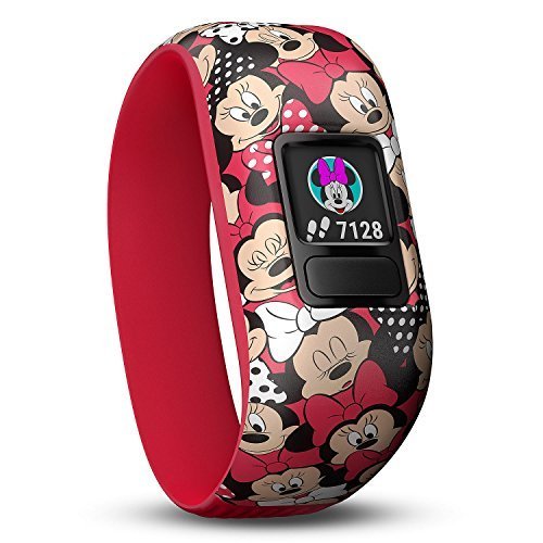Product Cover Garmin 010-01909-42 vivo fit jr. 2 Activity Tracker - Stretchy Band w/Extra Black Band, Disney Minnie Mouse + Black