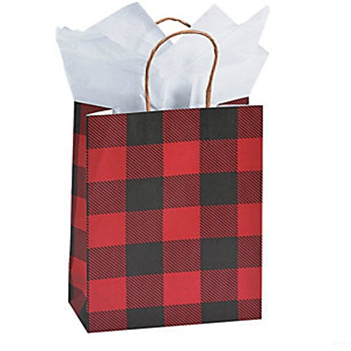 Product Cover Oriental Trading Company Buffalo Plaid Sm Craft Bags