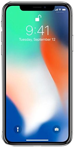 Product Cover Apple iPhone X, 256GB, Silver - For AT&T / T-Mobile (Renewed)