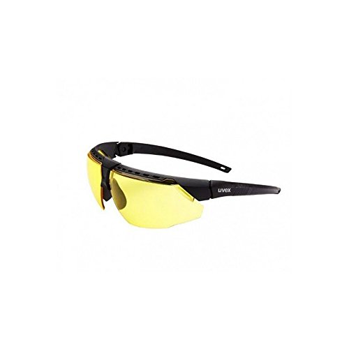 Product Cover Uvex S2852HS Avatar Adjustable Safety Glasses with HydroShield Anti-Fog Coating, Standard, Black