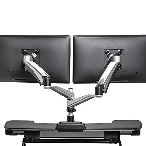 Product Cover VARIDESK - Dual Monitor Arm - Full-Motion Spring w/ 360 Degree Articulation - Easy Height Adjustment