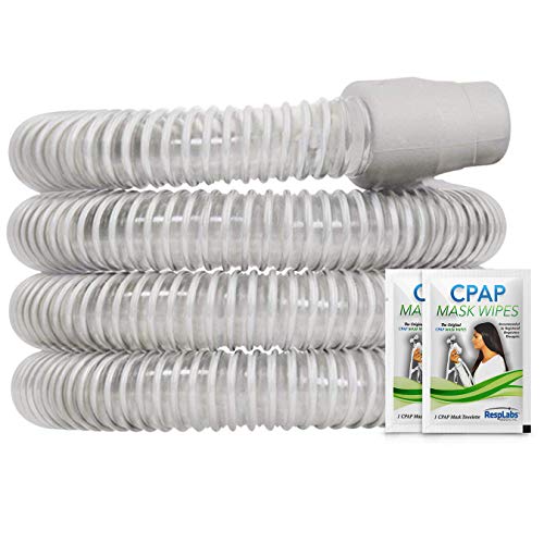 Product Cover RespLabs CPAP Hose, Grey Premium Tubing - The Original Universal 6 ft. Tube | Compatible with Respironics and ResMed Devices