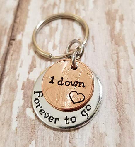 Product Cover 1st Anniversary Gift for Him or Her 1 Down and Forever To Go on a 2019 Copper Penny