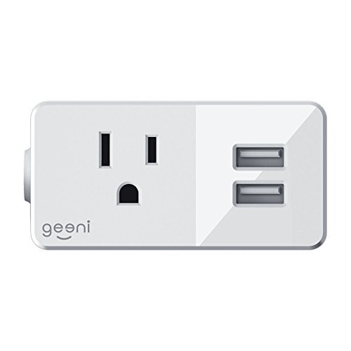 Product Cover Geeni GN-WW106-199 Switch + Charge Smart Wi-Fi Outlet with 2 USB Ports