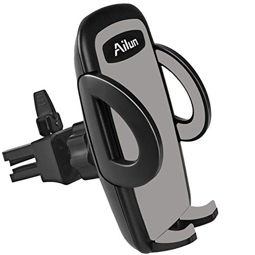 Product Cover Ailun Car Phone Mount Air Vent Holder Cradle for iPhone 11/11 Pro/11 Pro Max/X Xs XR Xs Max 7 8 Plus Galaxy S10 S9 S8 Plus S7 S7 Edge Note 10 Google LG and More Smartphones Black