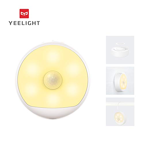 Product Cover Yeelight Rechargeable Motion Sensor LED Night Light Closet Tap Wall Light with Motion Sensor Lithium Battery Operated Wireless Tap Lamp Night Light 3 Way Installation for Wall Stairs Cabinet Hallway
