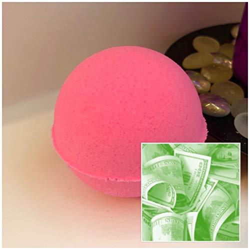 Product Cover The Sugar Shak Collection Luxurious C-Note Bath Bomb 7 oz Baseball Size (Ladies Night Out) / Handmade/Bath Fizzie/Surprise Money Bath Bomb/Surprise Gift For Her