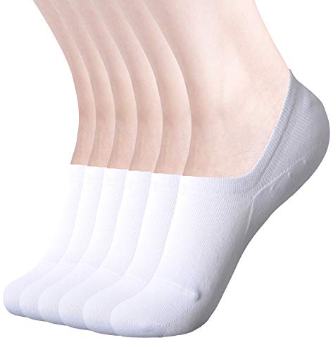 Product Cover Womens No Show Socks Non Slip Flat Boat Line Low Cut Socks (3-6 Packs)