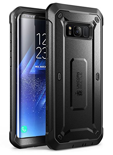 Product Cover SUPCASE Unicorn Beetle PRO Series Phone Case for Samsung Galaxy S8, Full-Body Rugged Protective Case for Galaxy S8 2017 (Black)