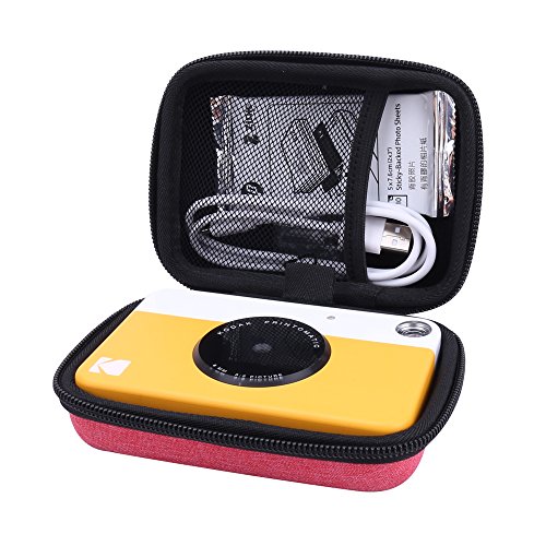 Product Cover Hard Case for Kodak Printomatic Instant Print Camera fits Zink 2x3 Sticky-Backed Paper with Neck Strap by Aenllosi