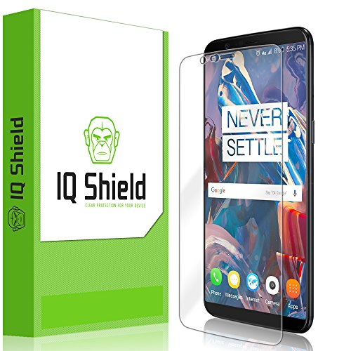 Product Cover IQ Shield Screen Protector Compatible with OnePlus 5T Anti-Bubble Clear Film