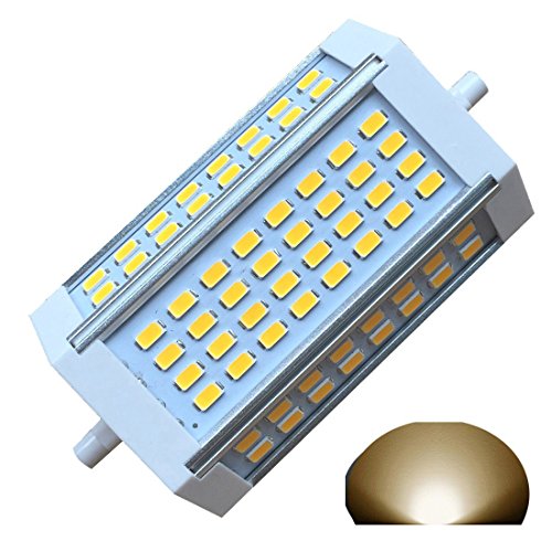 Product Cover qlee R7S LED J118 118mm Dimmable Bulb 30W Warm Light 3000k AC120V 3000LM Double Ended J LED Floodlight for R7S 200W 300w 400w Halogen Replacement (3000k Warm Light)