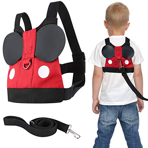 Product Cover Flashbluer Anti Lost Safety Harness with Safety Leash Cute Design Toddler Leash for Toddlers Age 1-3 Years Old Boys and Girls