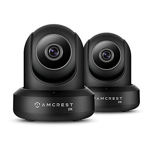 Product Cover 2-Pack Amcrest UltraHD 2K (3MP/2304TVL) WiFi Video Security IP Camera with Pan/Tilt, Dual Band 5ghz/2.4ghz, Two-Way Audio, 3-Megapixel @ 20FPS, Wide 90° Viewing Angle & Night Vision IP3M-941B (Black)