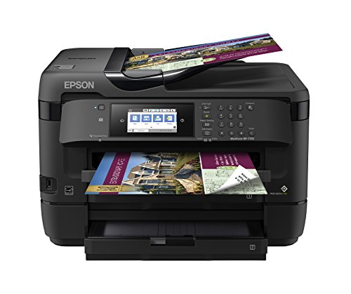 Product Cover Workforce WF-7720 Wireless Wide-Format Color Inkjet Printer with Copy, Scan, Fax, Wi-Fi Direct and Ethernet, Amazon Dash Replenishment Enabled
