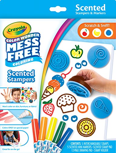 Product Cover Crayola Color Wonder Scented Stampers for Kids, No Mess Markers, Gift