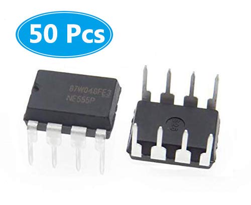 Product Cover (Pack of 50 Pieces) MCIGICM Ne555 Timer IC Chip Kit Pulse Generator