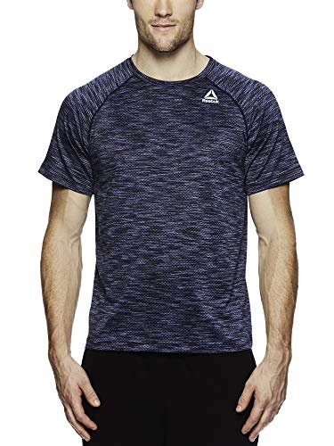 Product Cover Reebok Men's Supersonic Crewneck Workout T-Shirt Designed with Performance Material