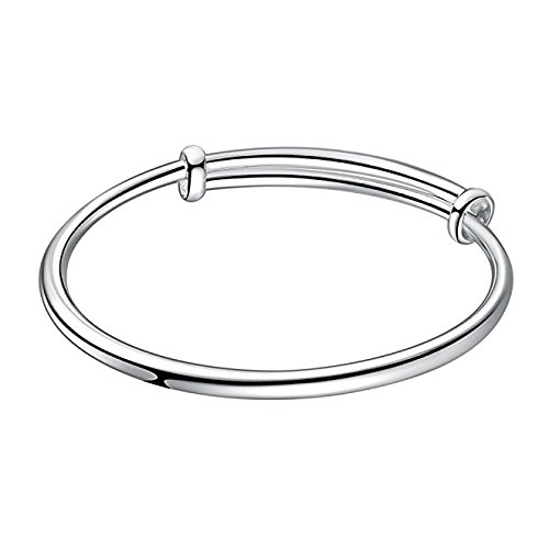 Product Cover GUIJI Bracelet 999 Fine Jewellery Sterling Silver Bangles Size Adjustable Lady Women Jewelry Box