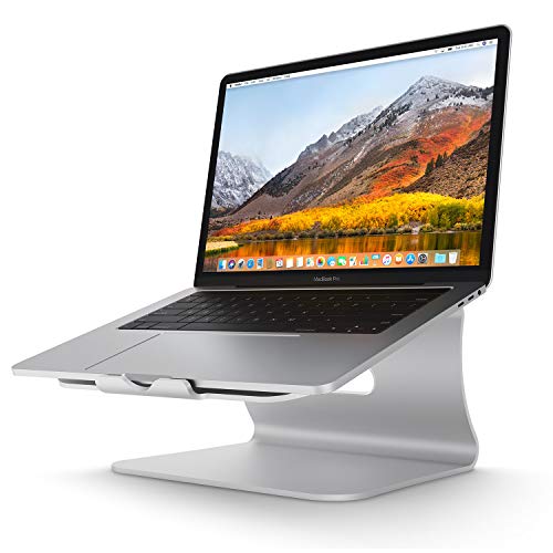 Product Cover Laptop Stand - Bestand Aluminum Cooling MacBook Stand: [Update Version] Stand, Holder for Apple MacBook Air, MacBook Pro, All Notebooks, Sliver (Patented)