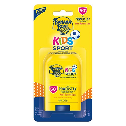 Product Cover Banana Boat Kids Sport Broad Spectrum Sunscreen Stick with SPF 50, 0.5 Ounce