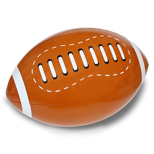 Product Cover Novelty Place Giant Inflatable Football Set for Kids & Adults, 16 (Pack of 12)