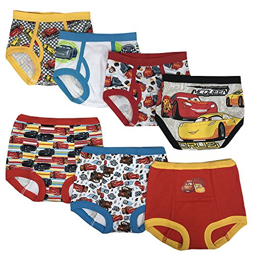 Product Cover Disney Cars Boys Potty Training Pants Underwear Toddler 7-Pack Size 2T 3T 4T