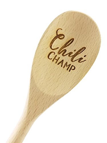 Product Cover Engraved 14in Chili Champ Wood Spoon Prize (1 Spoon) - Chili Cook Off Trophy