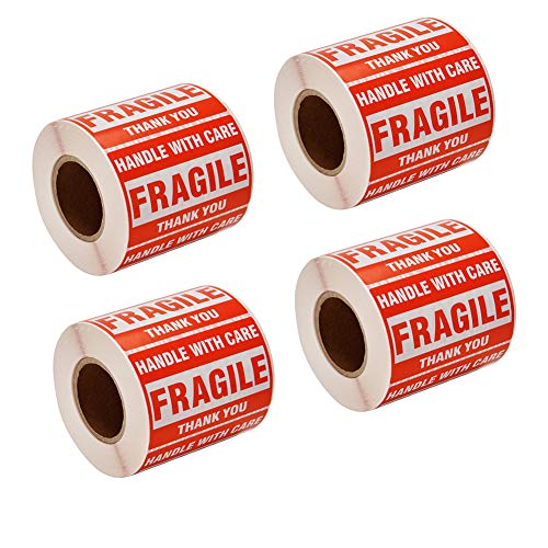 Product Cover SJPACK 2000 Fragile Stickers 4 Rolls 2