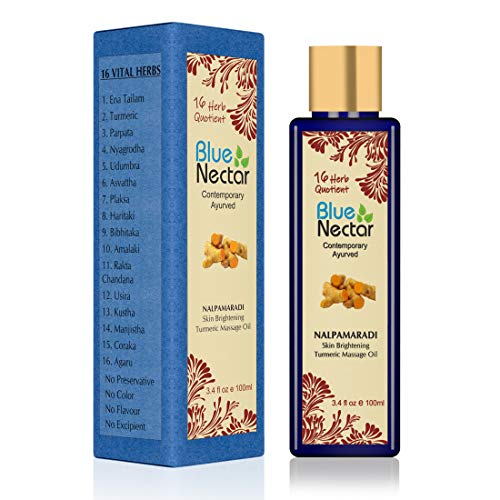 Product Cover Blue Nectar Nalpamaradi Tailam For Skin Brightening with Turmeric and 16 Ayurvedic Herbs - 100 Ml