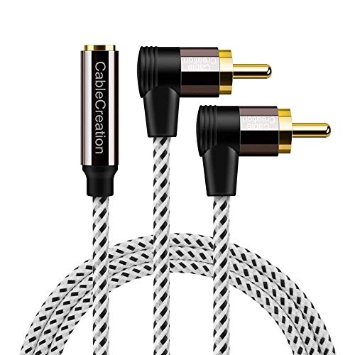 Product Cover 3.5mm to RCA Cable, CableCreation 10FT 3.5mm Female to RCA Male Stereo Audio Cable/RCA Stereo to 3.5mm for TV, Smartphones, MP3, Tablets, Speakers, Home Theater, 3M