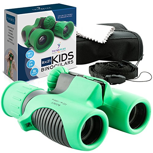 Product Cover Binoculars for Kids High Resolution 8x21 - Compact High Power Kids Binoculars for Bird Watching, Hiking, Hunting, Outdoor Games, Spy & Camping Gear, Learning, Outside Play, Boys & Girls Gift