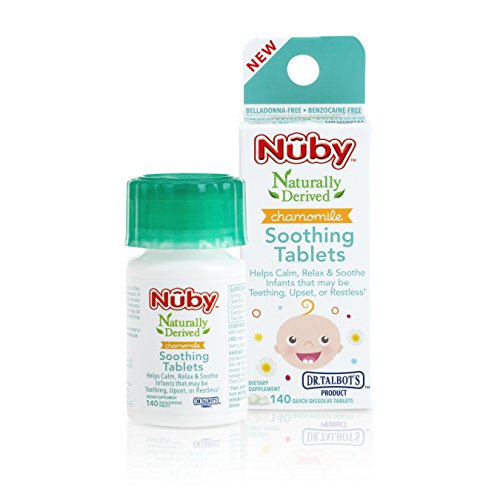 Product Cover Nuby Chamomile Soothing Tablets, Quick Dissolve, 140 Count