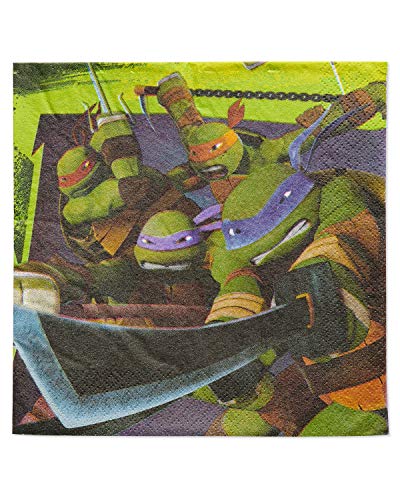 Product Cover American Greetings Teenage Mutant Ninja Turtles (TMNT) Party Supplies, Paper Lunch Napkins (48-Count)
