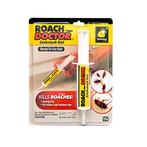 Product Cover BulbHead Original Roach Doctor Cockroach Gel Ready-to-Use Cockroach Gel Bait - Outdoor & Indoor Roach Killer with Syringe Applicator