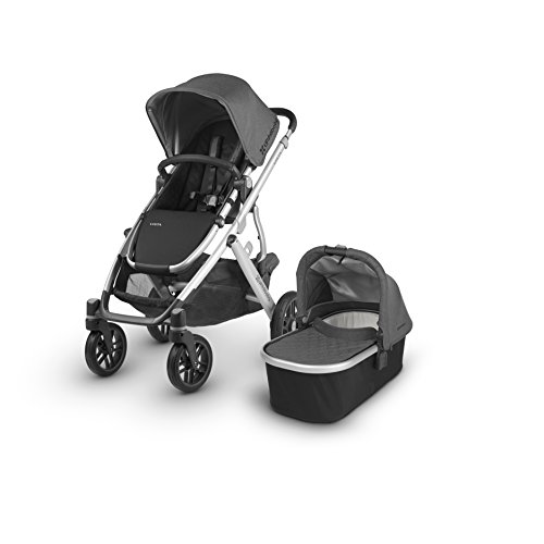 Product Cover 2018 UPPAbaby Vista Stroller -Jordan (Charcoal Melange/Silver/Black Leather)