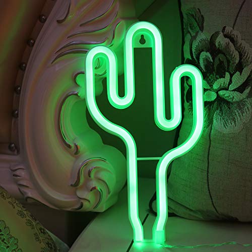 Product Cover LED Cactus Neon Light Sign Wall Decor Night Lights Home Decoration Party Supplies LED Decorative Lights