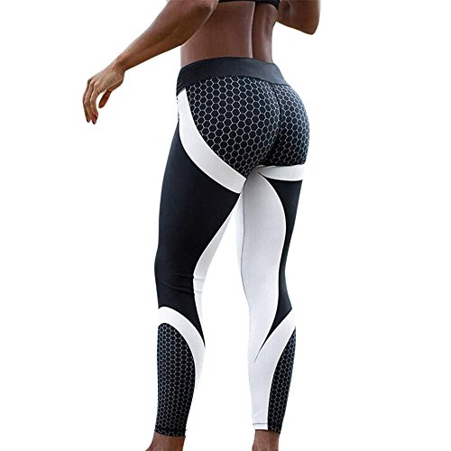 Product Cover Lookatool Women's 3D Print Yoga Pants Skinny Workout Gym Leggings