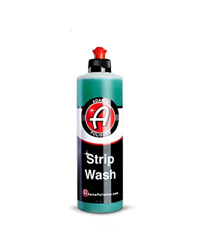 Product Cover Adam's Strip Car Wash Soap - Sealant & Car Wax Remover Shampoo | Thick Suds for Use in Car Cleaning Kit, Foam Cannon, Foam Gun, Sponge, Mitt, Chamois | Safe for Paint Glass Wheel Tire Ceramic Coating