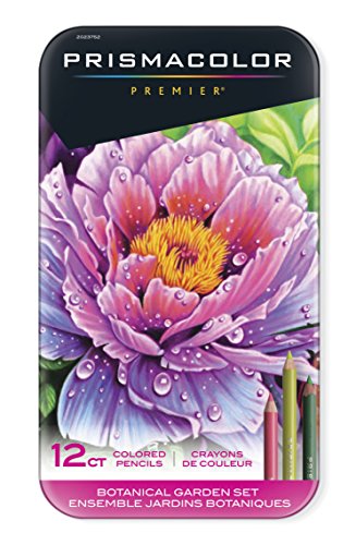 Product Cover Prismacolor Premier Colored Pencils, Soft Core, Botanical Garden Set, 12 Count