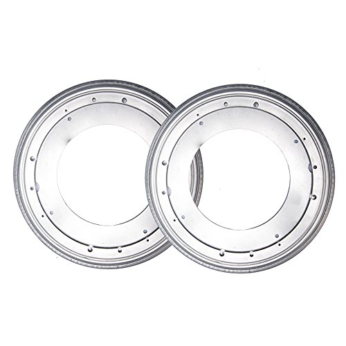 Product Cover Fasmov 12-Inch Lazy Susan 5/16 Thick Turntable Bearings,Pack of 2
