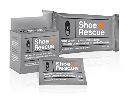Product Cover ShoeRescue All Natural Shoe Cleaner Wipes for Leather & Suede Shoes & Boots -