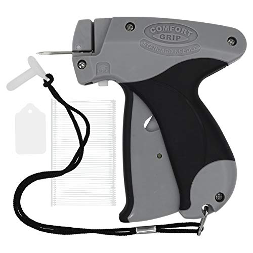 Product Cover Amram Comfort Grip Professional Standard Price Tag Tagging Gun Kit for Clothing Includes 1250 2 Inch Attachments and 500 1 3/4 x 1.1 Inch Merchandise Tags for Standard Applications Easy to Use