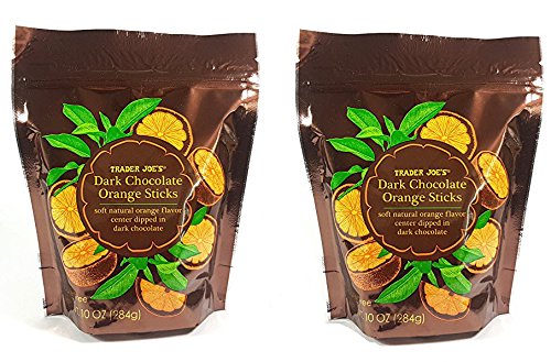 Product Cover Trader Joe's Dark Chocolate Orange Sticks, 10 0Z (Pack of 2)