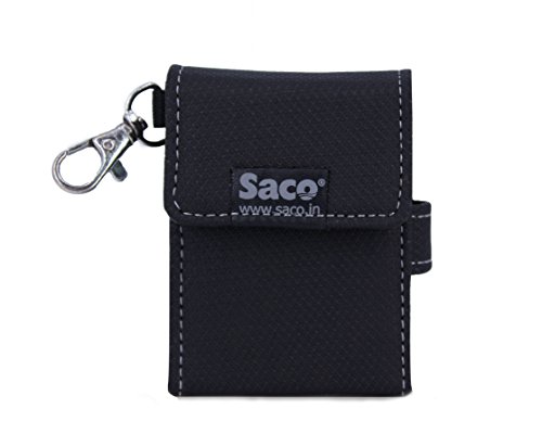 Product Cover Saco Portable Solid State Drive Plug and Play Case Pouch Compatible for T5 250GB Hard Drive
