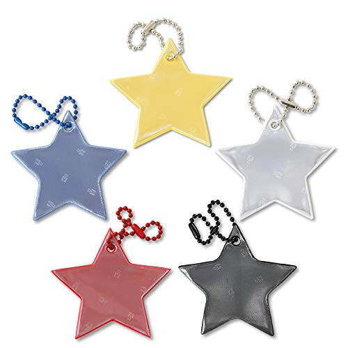 Product Cover funflector Safety Reflectors - Stars - Stylish Reflective Gear for Jackets, Bags, Purses, Backpacks, Strollers and Wheelchairs - Made in USA