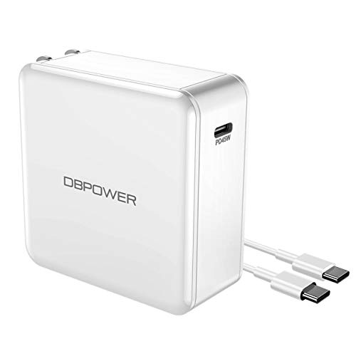 Product Cover DBPOWER USB Type C Charger, USB-C Charger with Power Delivery 45W USB Wall Charger for iPhone Xs/Max/XR/X/8, iPad Air 2/Mini, MacBook Pro/Air 2018, Galaxy S9/S8, LG, Nexus, Pixel, and More