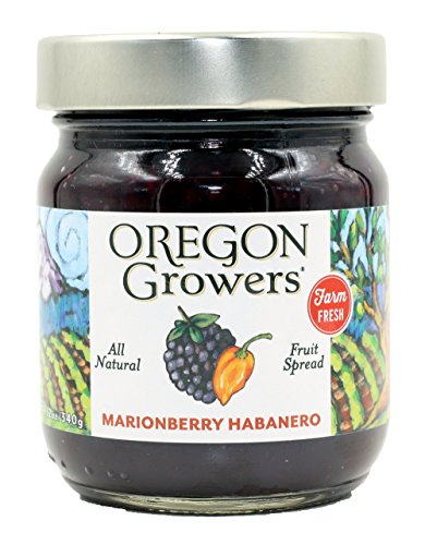 Product Cover Oregon Growers, Marionberry Habanero, Fruit Spread, 12oz (1 pack)